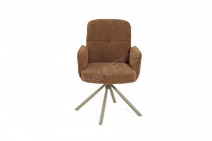 Cobham von BODAHL MØBLER - Esszimmerstuhl in Rust & Grigio