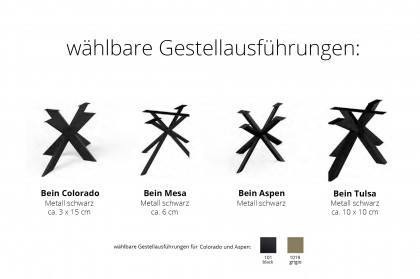 Concept 4 You von BODAHL MØBLER - Esstisch mit Keramikplatte in Macchia-Vecchia Gold