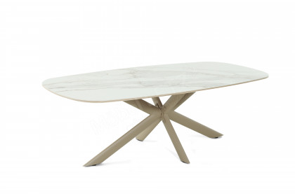 Concept 4 You von BODAHL MØBLER - Keramiktisch in Macchia-Vecchia Gold & Grigio