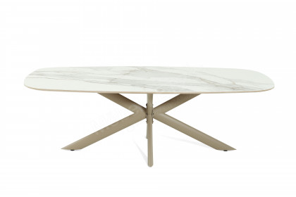 Concept 4 You von BODAHL MØBLER - Keramiktisch in Macchia-Vecchia Gold & Grigio