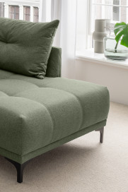 Revalto von Benformato - Ecksofa rechts dunkelgrün