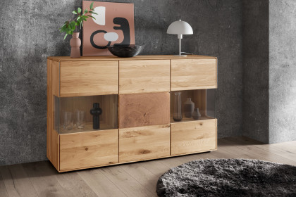 WZ-0626 von GK Möbelvertrieb - Sideboard II aus Wildeiche mit Hirnholz