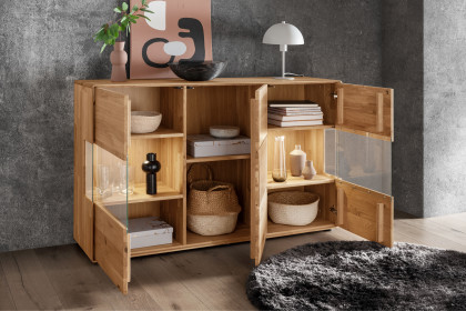 WZ-0626 von GK Möbelvertrieb - Sideboard II aus Wildeiche mit Hirnholz