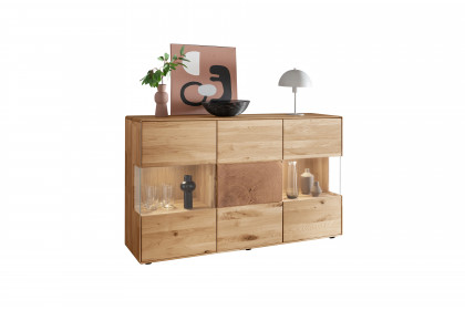 WZ-0626 von GK Möbelvertrieb - Sideboard II aus Wildeiche mit Hirnholz