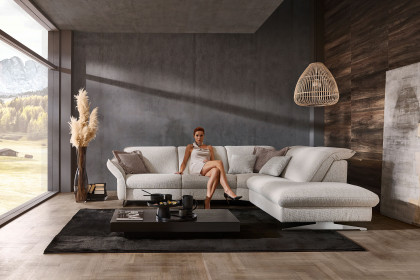 HU-RL17008 von Hukla - Polstersofa rechts natur