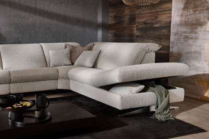 HU-RL17008 von Hukla - Polstersofa rechts natur