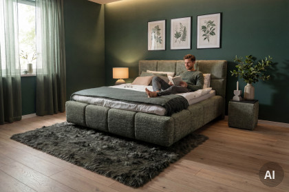 Samba von Candy Sleep - Polsterbett green