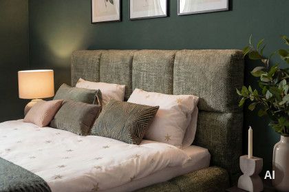 Samba von Candy Sleep - Polsterbett green