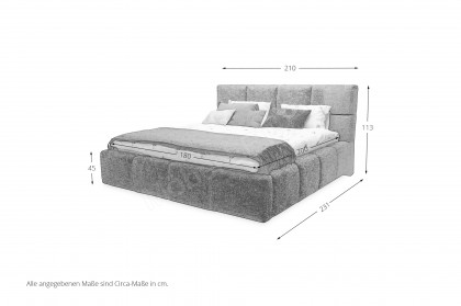 Samba von Candy Sleep - Polsterbett green