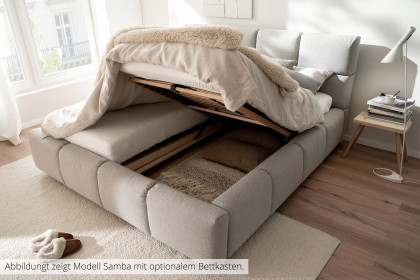 Samba von Candy Sleep - Polsterbett silver