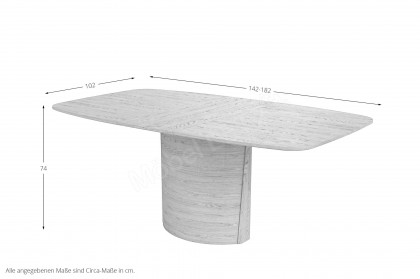#116 Dining Table von Skovby - Echtholzfurniertisch ca. 142 x 102 cm
