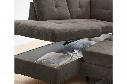 Wali von Benformato - Ecksofa Ausführung links anthrazit