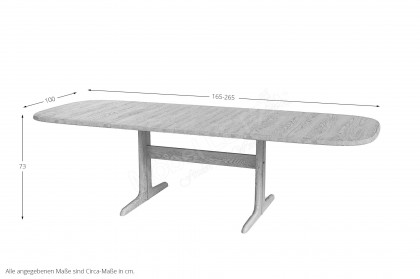 #74 Dining Table von Skovby - Funktionstisch aus massivem Eichenholz