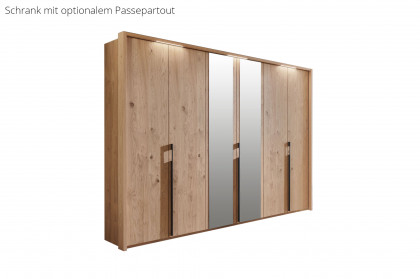 CD Studioline von Disselkamp - Schrank Balkeneiche-Furnier - Spiegel