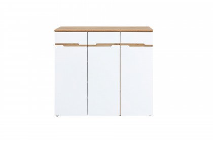 Clyde von Innostyle - Büroensemble 3-teilig, in Mauvella Oak/ Weiß