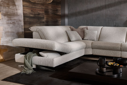 HU-RL17008 von Hukla - Polstersofa links natur
