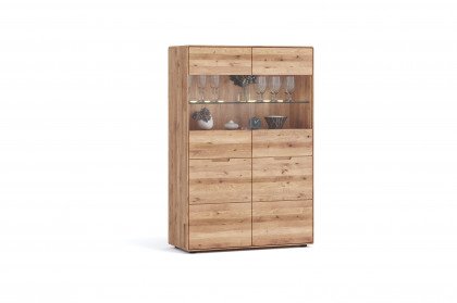 WZ-0663 von GK Möbelvertrieb - Highboard II aus Wildeiche