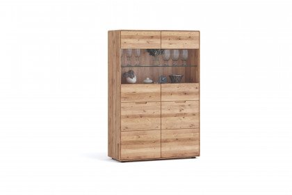 WZ-0663 von GK Möbelvertrieb - Highboard II aus Wildeiche
