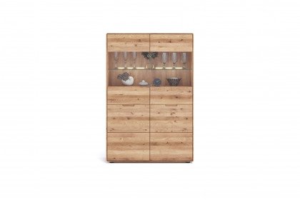 WZ-0663 von GK Möbelvertrieb - Highboard II aus Wildeiche