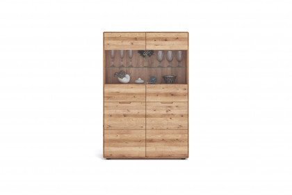 WZ-0663 von GK Möbelvertrieb - Highboard II aus Wildeiche