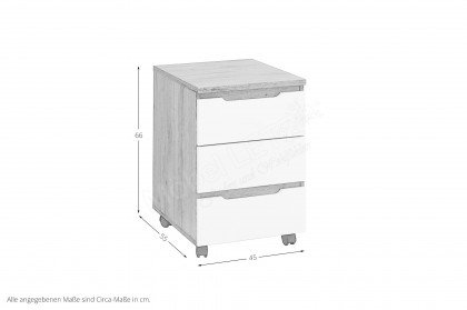 Clyde von Innostyle - Büromöbelset mit Highboard