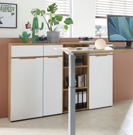 Clyde von Innostyle - Büromöbelset mit Highboard