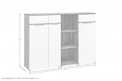 Clyde von Innostyle - Büromöbelset mit Highboard
