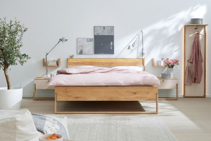 Jörn von Musterring - Liegenbett 180x200 cm champagner - Wildeiche