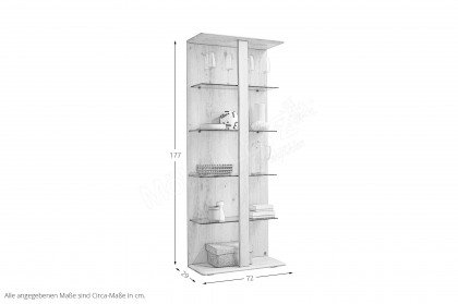 Tjark von Musterring - Regal etwa 177 cm hoch