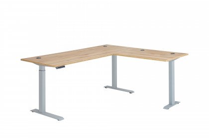 Clyde von Innostyle - Büroensemble in Mauvella Oak und Weiß