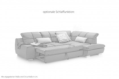 SO 1200 von set one by Musterring - Ecksofa rechts grey