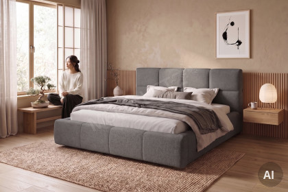 Samba von Candy Sleep - Polsterbett stone