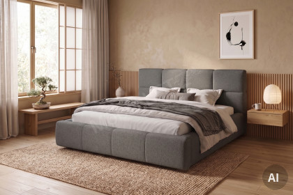 Samba von Candy Sleep - Polsterbett stone