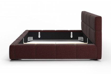 Samba von Candy Sleep - Polsterbett burgunder