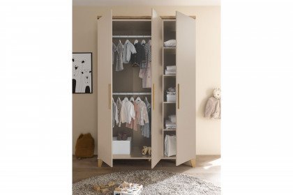 Hilda von POL Power - Drehtürenschrank kaschmir - Mauvella Oak