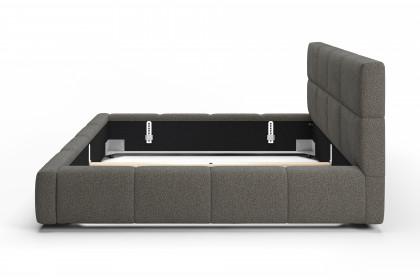 Samba von Candy Sleep - Polsterbett steel-grey