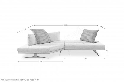 Maine Roots von Sofaschmiede - Polstersofa olive