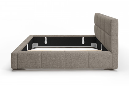 Samba von Candy Sleep - Polsterbett taupe