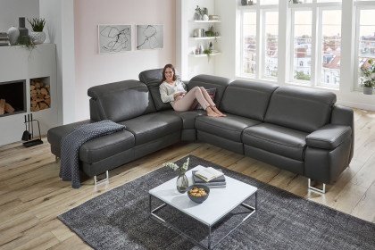 HU-RL16013 von Hukla - Couchgarnitur links charcoal