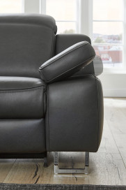 HU-RL16013 von Hukla - Couchgarnitur links charcoal