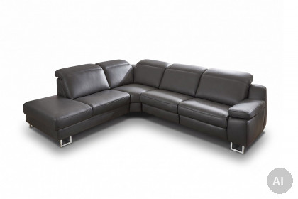 HU-RL16013 von Hukla - Couchgarnitur links charcoal