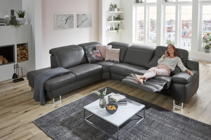 HU-RL16013 von Hukla - Couchgarnitur links charcoal
