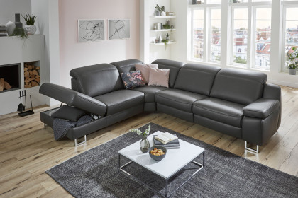 HU-RL16013 von Hukla - Couchgarnitur links charcoal