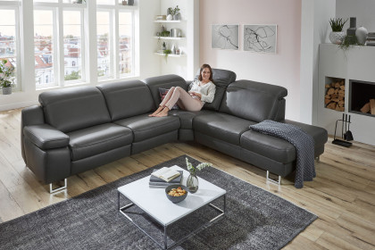 HU-RL16013 von Hukla - Couchgarnitur rechts charcoal