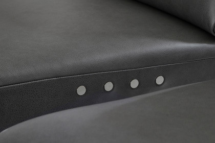 HU-RL16013 von Hukla - Couchgarnitur rechts charcoal