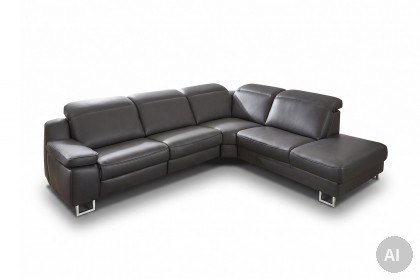 HU-RL16013 von Hukla - Couchgarnitur rechts charcoal