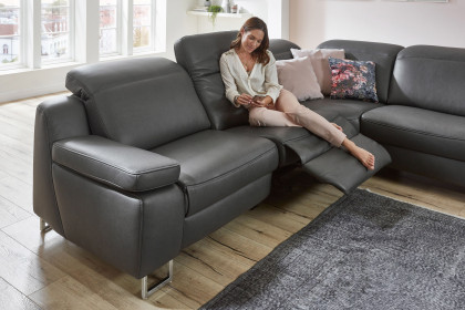 HU-RL16013 von Hukla - Couchgarnitur rechts charcoal