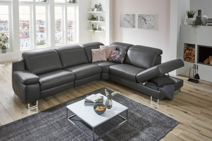 HU-RL16013 von Hukla - Couchgarnitur rechts charcoal