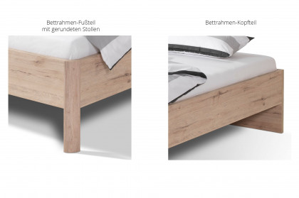 MULTIFLEX von Schlüter Möbelfabrik - Bett Classic 2 Eiche San Remo