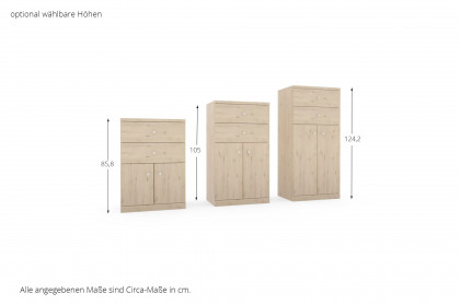 MULTIFLEX von Schlüter Möbelfabrik - Kommode BASIC mit Sockelblende